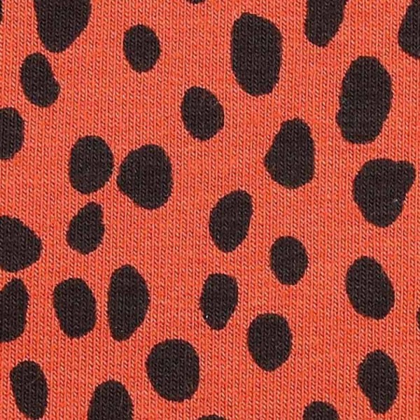 French Terry Rain of Dots - col. 016 brique