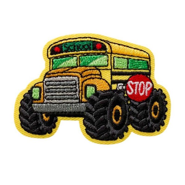 Applikation Truck Schulbus - gelb
