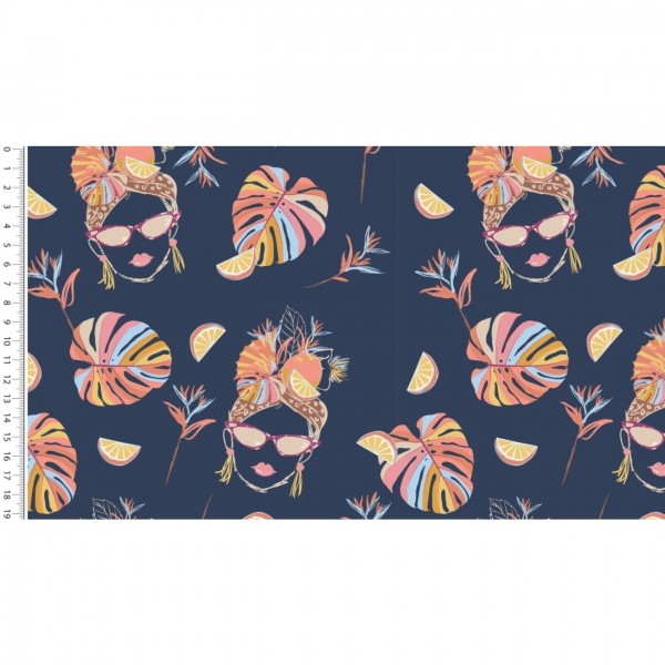 Jersey Rotation Stylez Tropical Vibes - Col. 0008 navy
