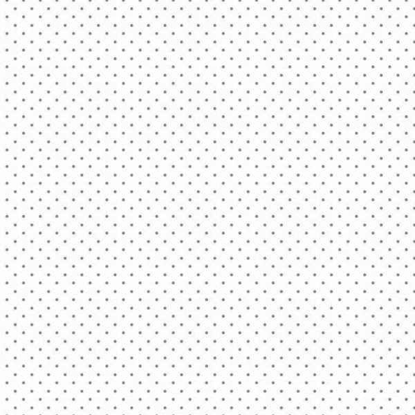 Baumwolle Design Petit Dots - col. 113 weiß/grau