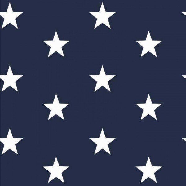 Baumwolle Design Stars - col. 002 navy