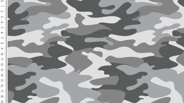 French Terry Camouflage - col.1264 grau
