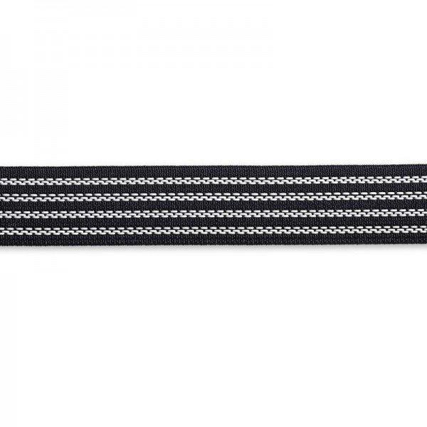 Elastic-Bundband 25 mm schwarz 1,2 m