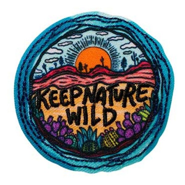Applikation Keep Nature Wild - rosa