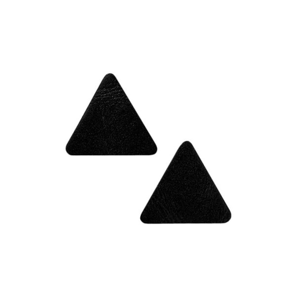 Applikation Dreiecke Leder