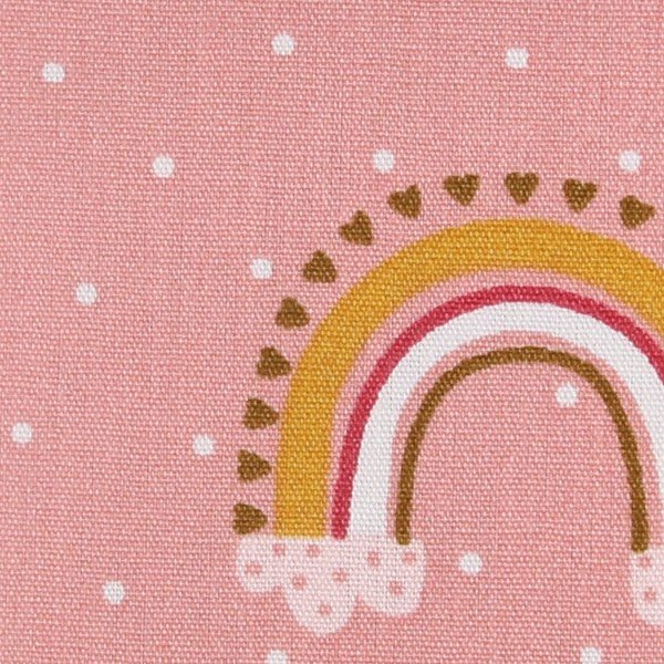 Poplin Lowely Rainbow Story - col. 017 rose rainbow