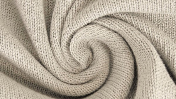 Strickstoff Knitted Cotton Uni - col.0652 hellbeige