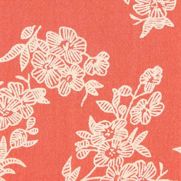 Washed Cotton Flowers - col. 004 rost