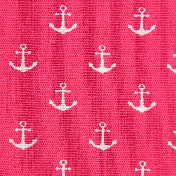 Baumwolle Poplin Petit Anchor - col. 006 pink