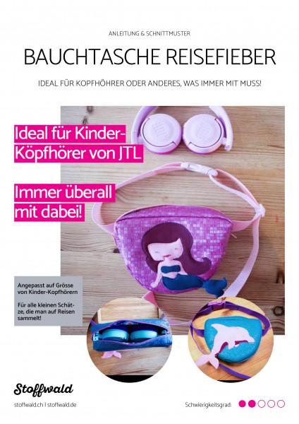 eBook Kinder-Bauchtasche REISEFIEBER - Schnittmuster & bebilderte Anleitung