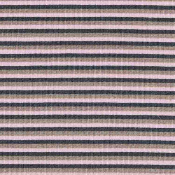 Jersey Design Stripes - col. 820 rosa/dunkelgrau/beige