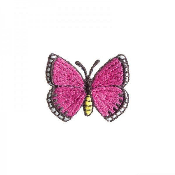 Applikation Schmetterling, pink