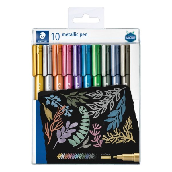 Marker-Set metallic pen 10 St verschiedene Farben