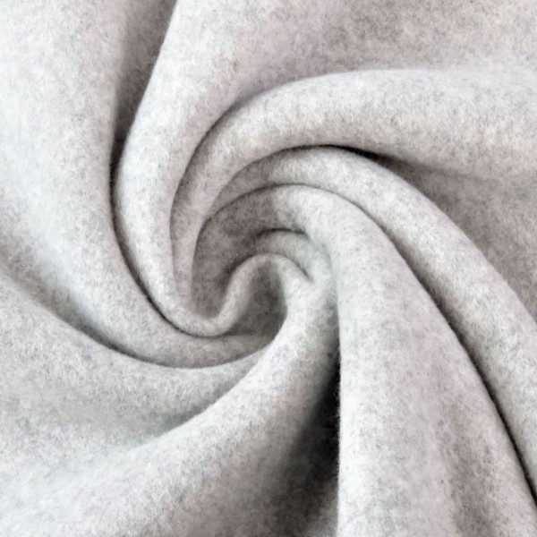 Cotton Double Fleece Mélange - col. 1264 grau