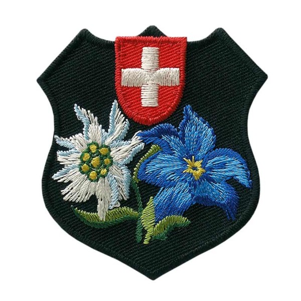 Applikation Schweizer Wappen - farbig