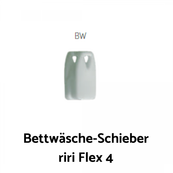 riri RV Flex 4 Bettwäsche-Schieber weiss
