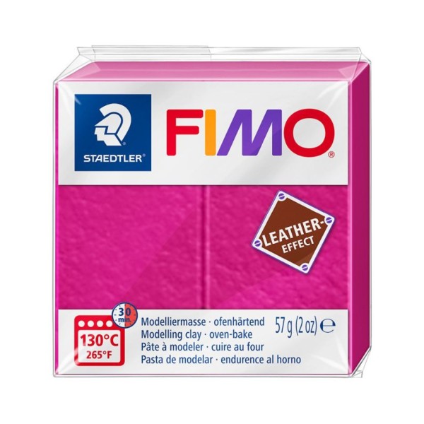 Modelliermasse Fimo 57g leather-effect
