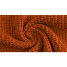 Grob-Strickstoff Knitted Cotton Cable - col. 1437 brique
