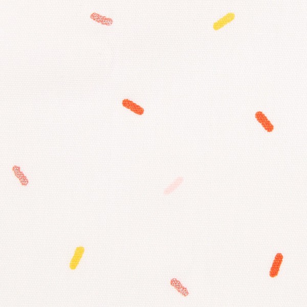 Baumwolle Poplin Glitter Joyful Stripes - col. 002 weiß