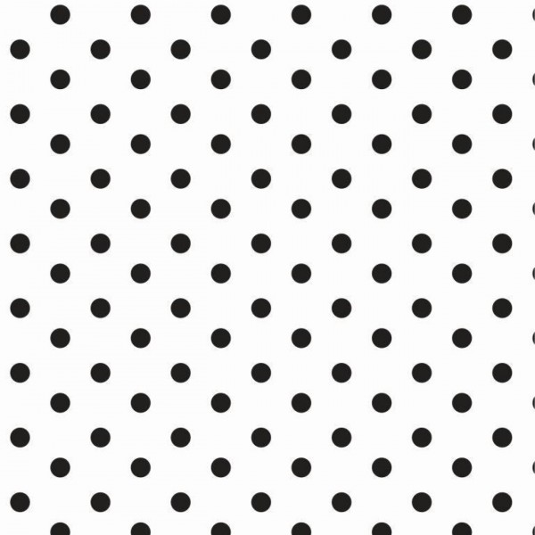 Baumwolle Design Dots - col. 101 weiß/schwarz