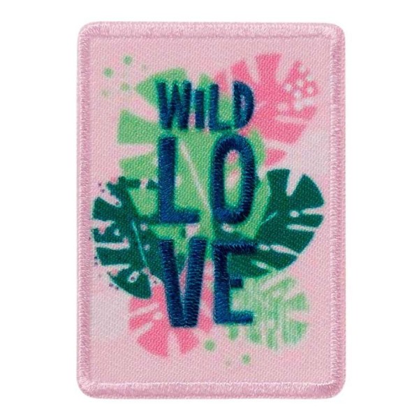Applikation Wild Love - rosa