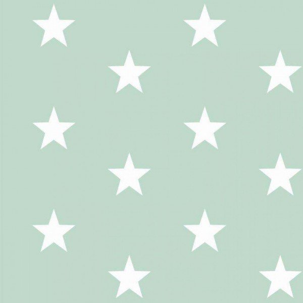 Baumwolle Design Stars - col. 011 mint