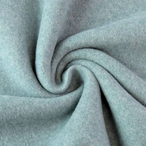 Cotton Double Fleece Mélange - col. 0126 altgrün