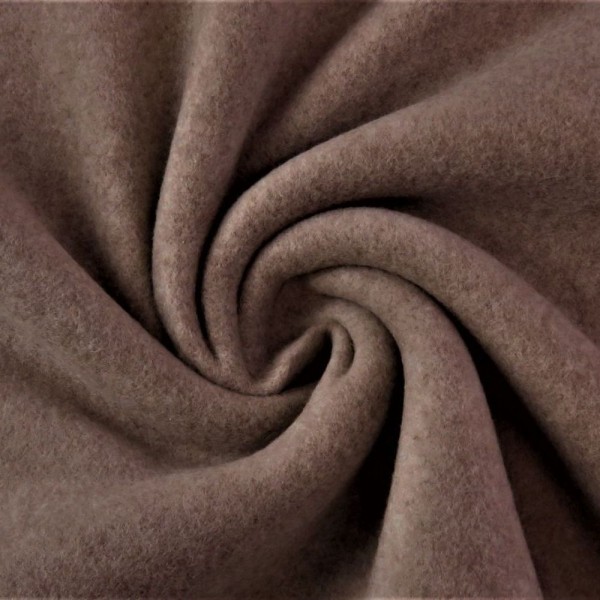 Cotton Double Fleece Mélange - col. 1353 taupe