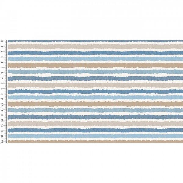 Jersey Digital TOFF Stripes - Col. 1101 blue