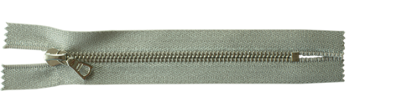 riri Metal 6 RV Lurex NI Silberfarben (Teilbar, 80cm)