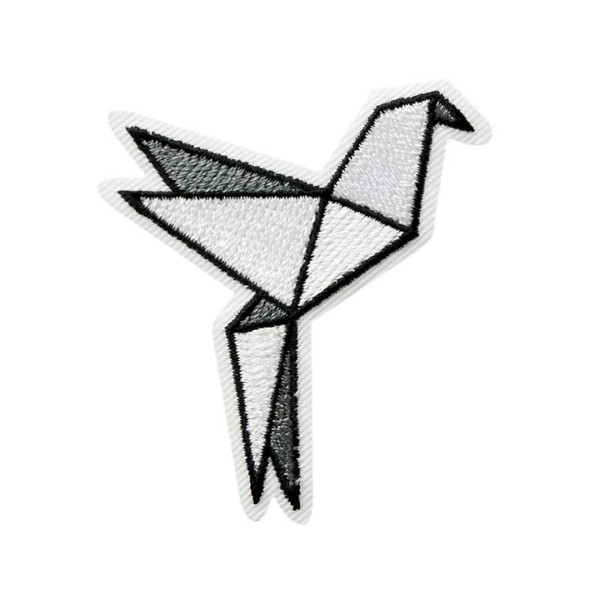 Applikation Vogel - Origami