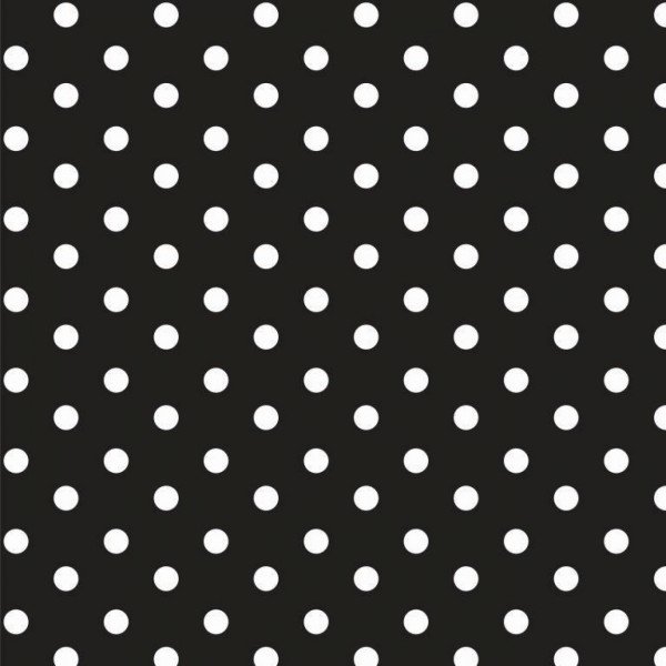Baumwolle Design Dots - col. 001 schwarz