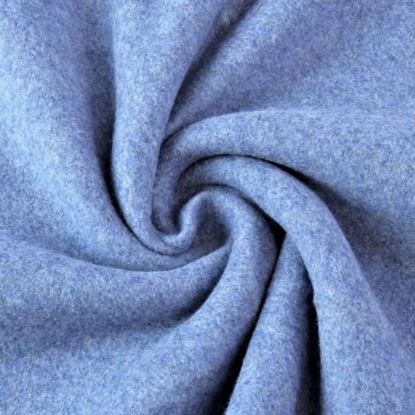 Cotton Double Fleece Mélange - col. 1107 dunkle jeans