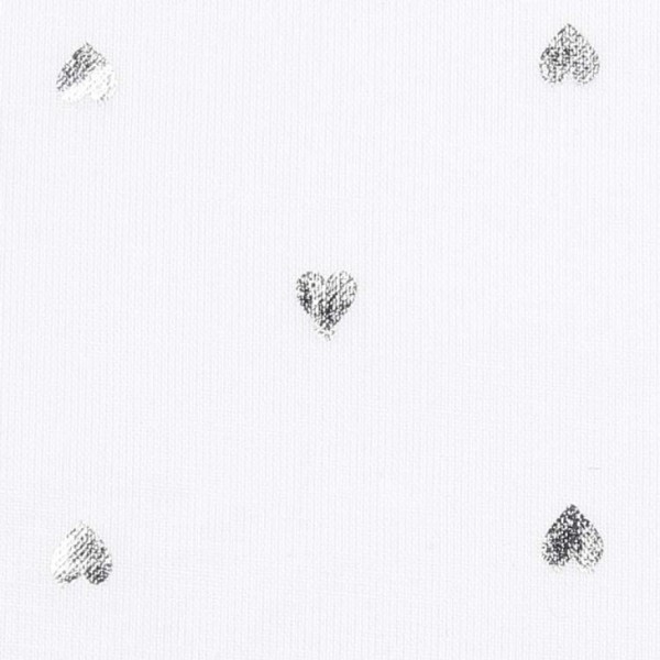 Foil Hearts - col. 001 white