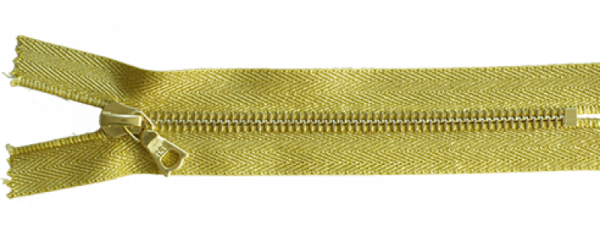 riri Metal 6 RV Lurex Goldfarben GO (Teilbar, 80cm)