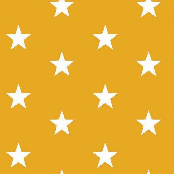 Baumwolle Design Stars - col. 016 gelb