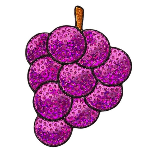 Applikation Tutti Frutti Trauben - lila